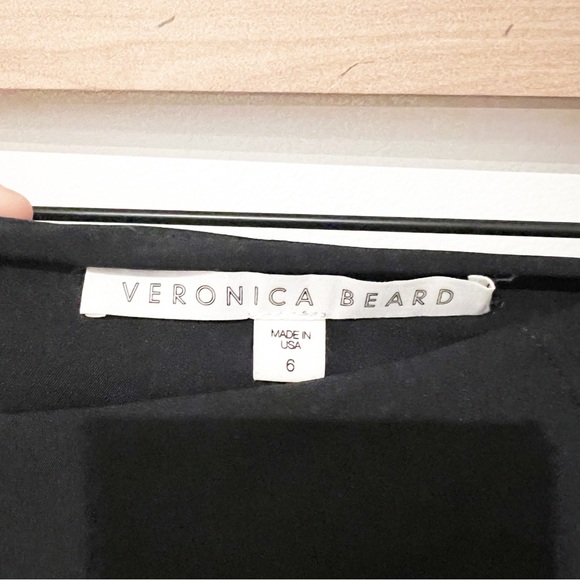 Veronica Beard Zip Back Scuba Navy Blue Fitted Capsule Coordinate Pants size 6 - Picture 8 of 12